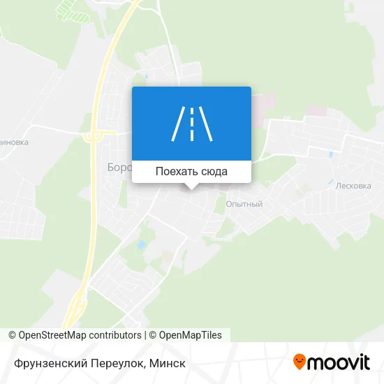 Карта Фрунзенский Переулок