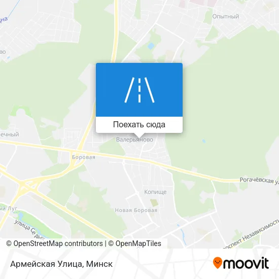 Карта Армейская Улица