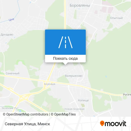 Карта Северная Улица