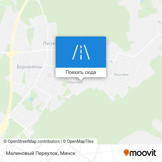 Карта Малиновый Переулок