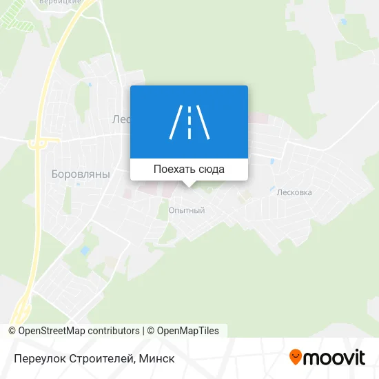 Карта Переулок Строителей