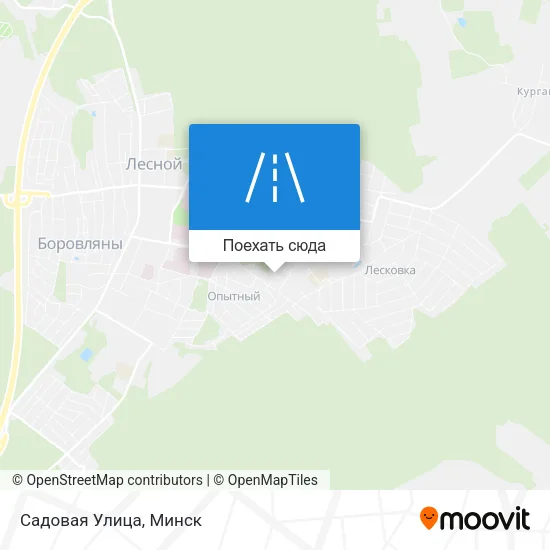 Карта Садовая Улица