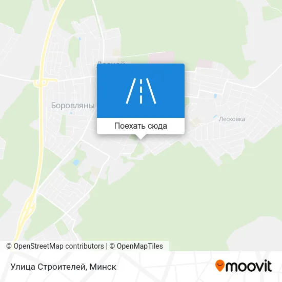 Карта Улица Строителей