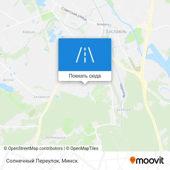 Карта Солнечный Переулок