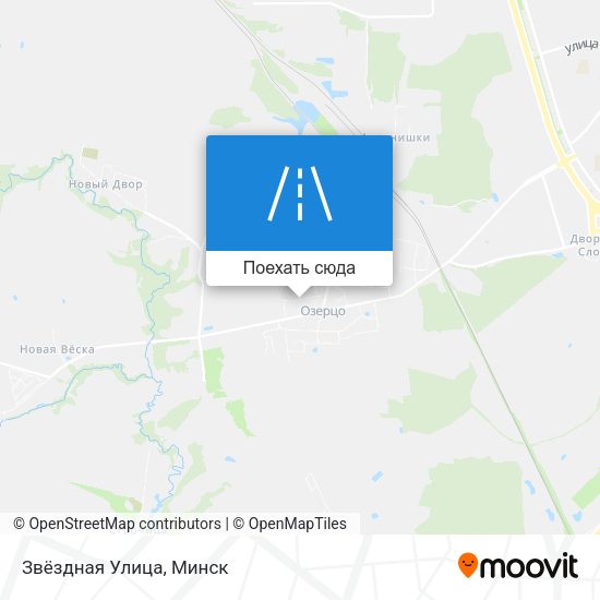 Карта Звёздная Улица