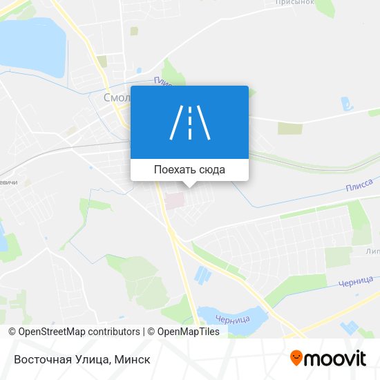 Карта Восточная Улица