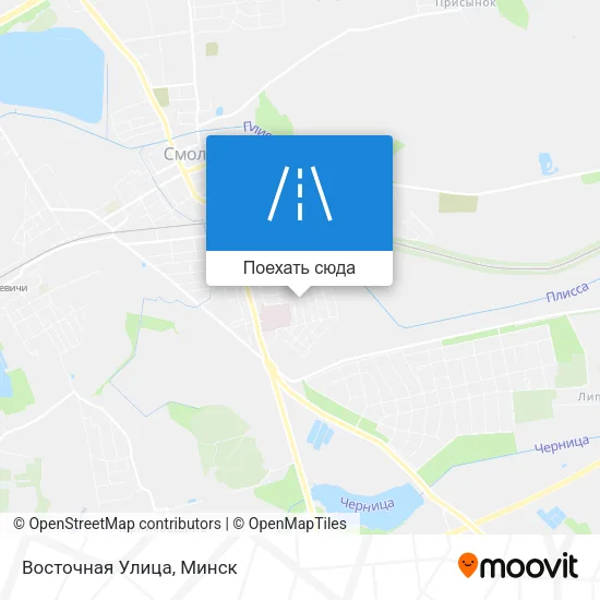 Карта Восточная Улица