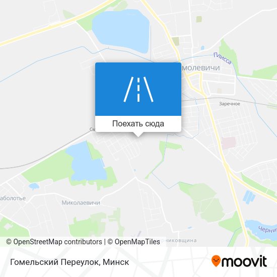 Карта Гомельский Переулок