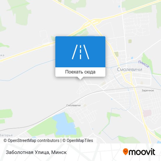 Карта Заболотная Улица
