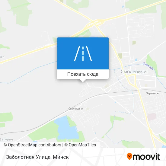 Карта Заболотная Улица