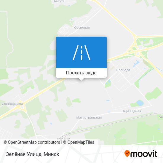 Карта Зелёная Улица