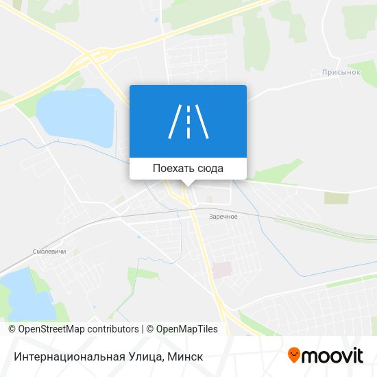 Карта Интернациональная Улица