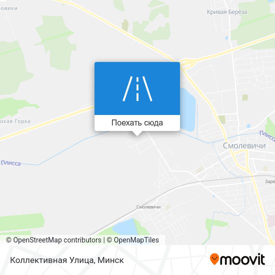 Карта Коллективная Улица