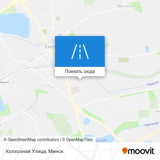 Карта Колхозная Улица