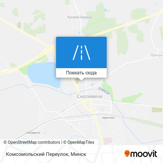 Карта Комсомольский Переулок