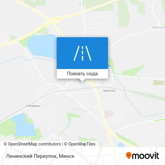 Карта Ленинский Переулок