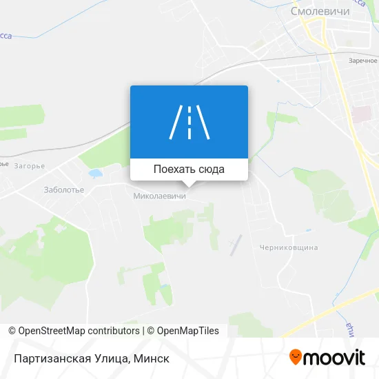 Карта Партизанская Улица
