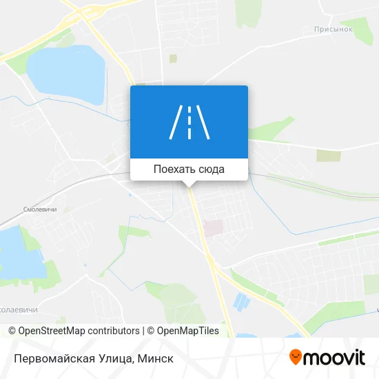 Карта Первомайская Улица