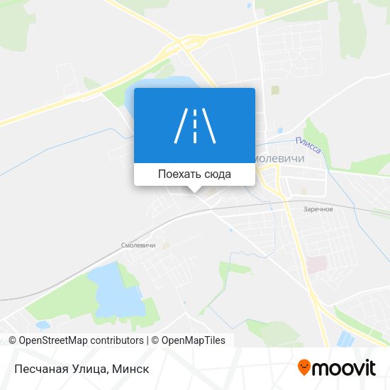 Карта Песчаная Улица