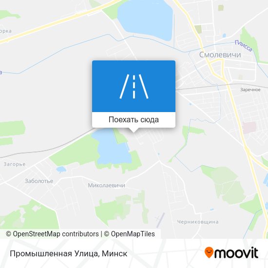 Карта Промышленная Улица