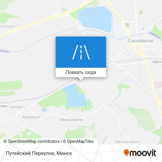 Карта Путейский Переулок