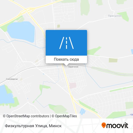 Карта Физкультурная Улица