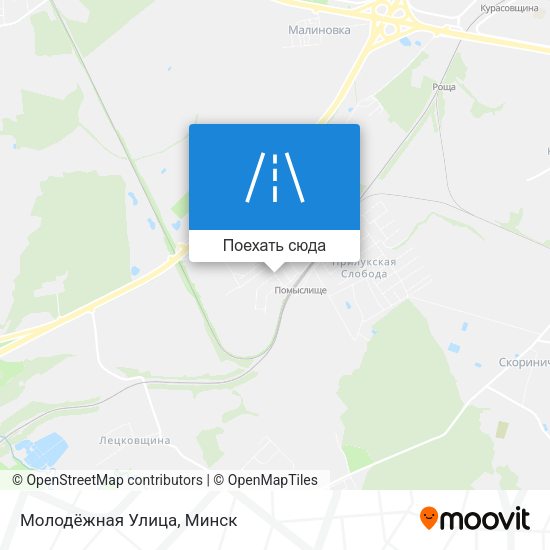 Карта Молодёжная Улица