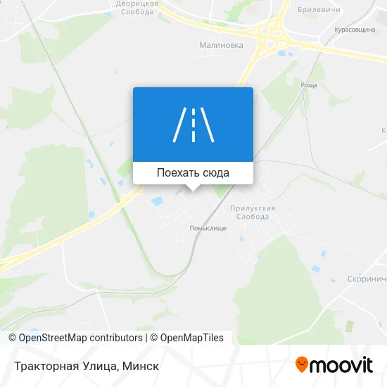Карта Тракторная Улица