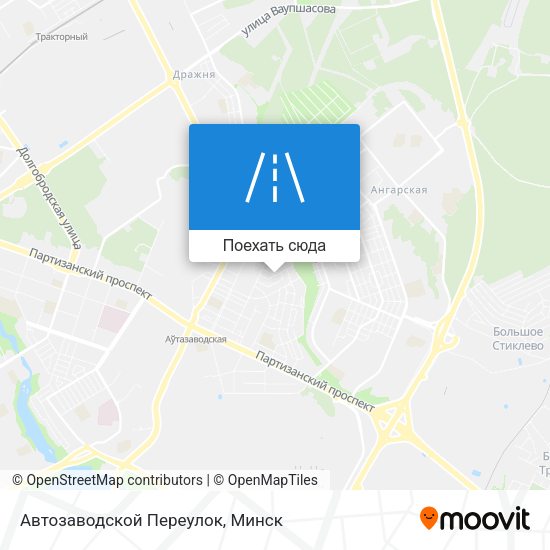 Карта Автозаводской Переулок