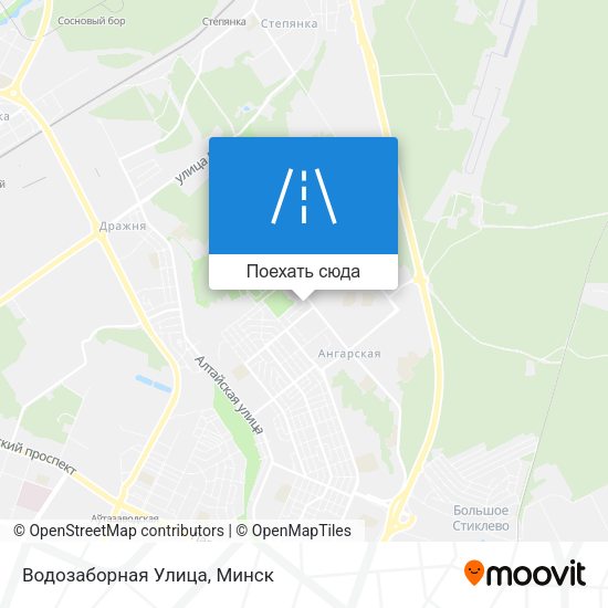 Карта Водозаборная Улица