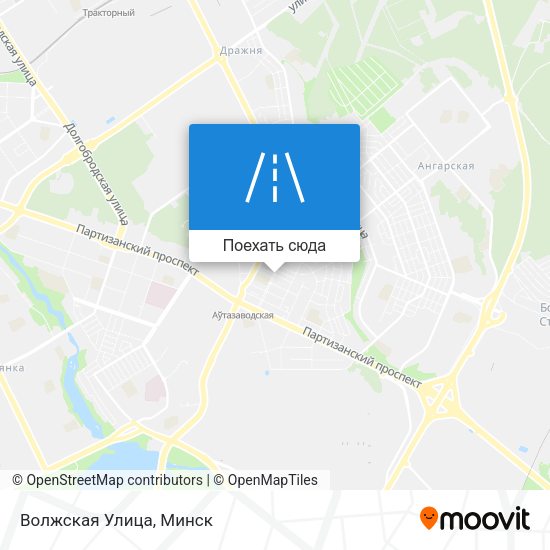 Карта Волжская Улица