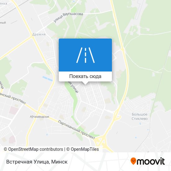 Карта Встречная Улица