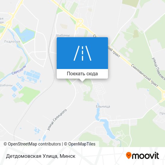 Карта Детдомовская Улица