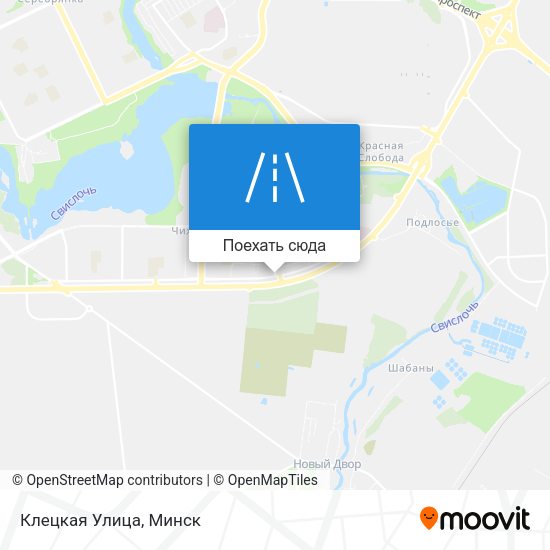 Карта Клецкая Улица