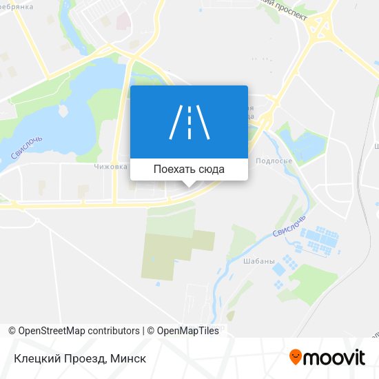 Карта Клецкий Проезд