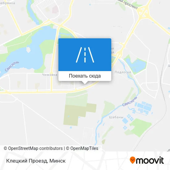Карта Клецкий Проезд