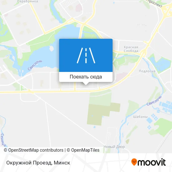 Карта Окружной Проезд