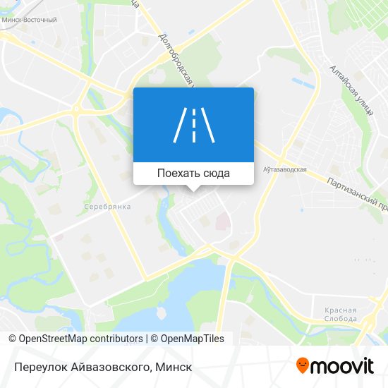Карта Переулок Айвазовского