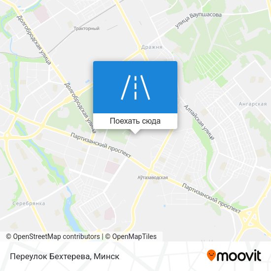 Карта Переулок Бехтерева
