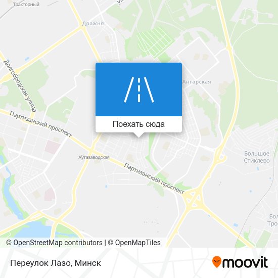 Карта Переулок Лазо