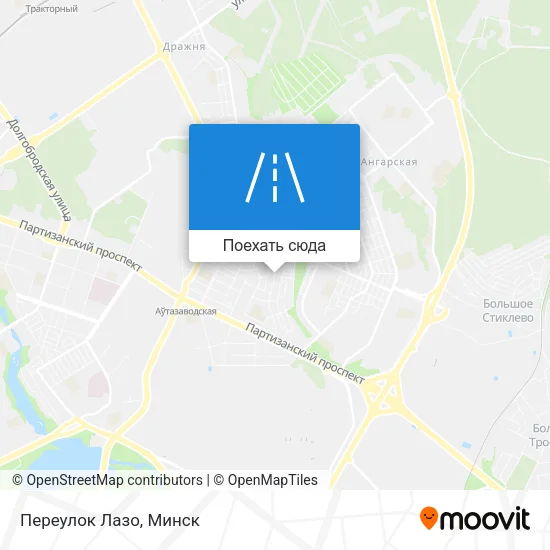 Карта Переулок Лазо