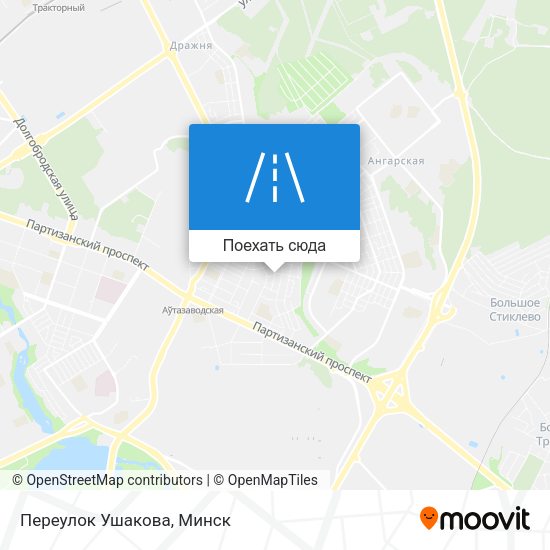 Карта Переулок Ушакова