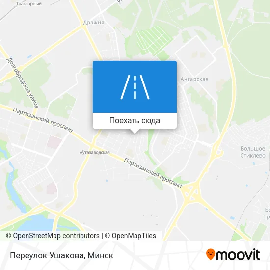 Карта Переулок Ушакова