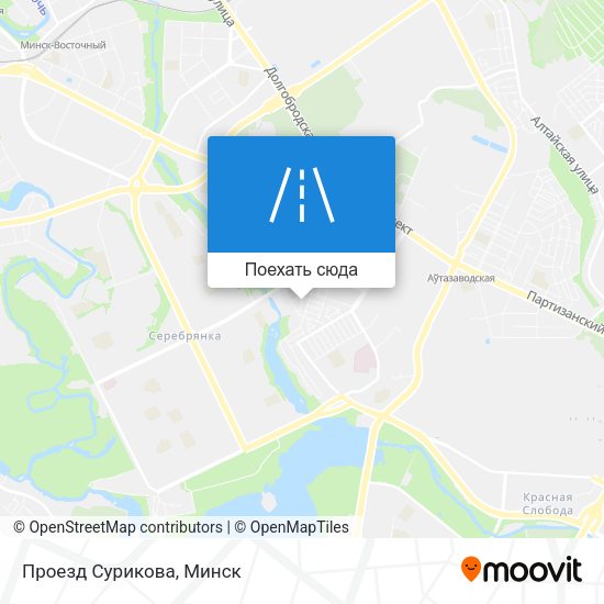 Карта Проезд Сурикова