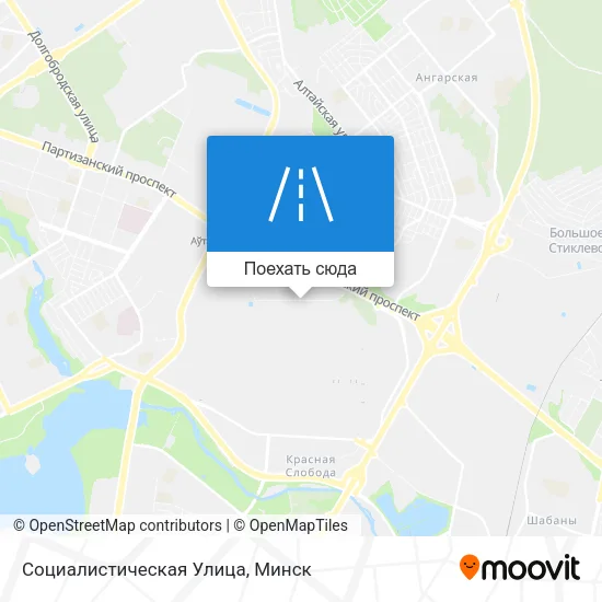 Карта Социалистическая Улица