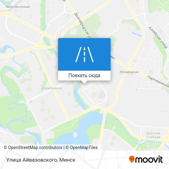 Карта Улица Айвазовского