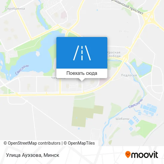 Карта Улица Ауэзова
