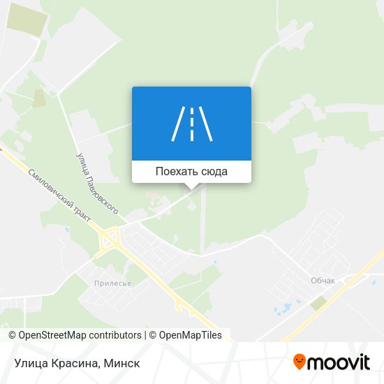 Карта Улица Красина