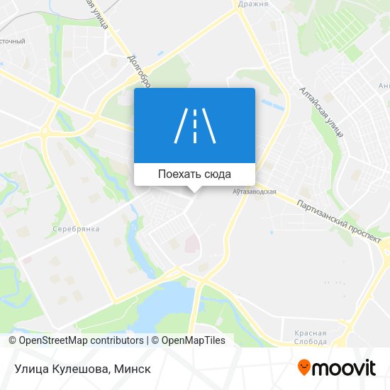 Карта Улица Кулешова