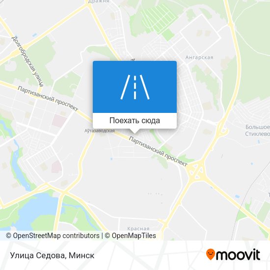 Карта Улица Седова